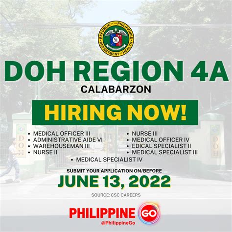 ndp doh hiring 2024|NDP & RHMPP .